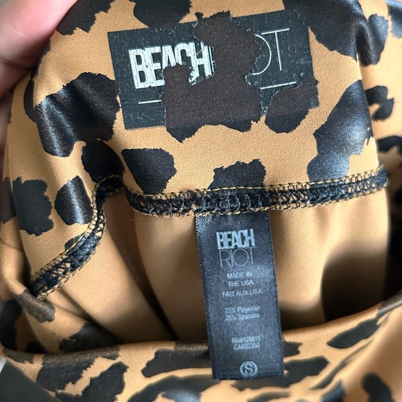 Beach Riot Piper Leopard Leggings Sz S - Picture 9 of 9
